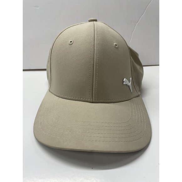 PUMA Evercat Stretch Fit Cap Beige With 3D Logo One Size - Picture 3 of 9
